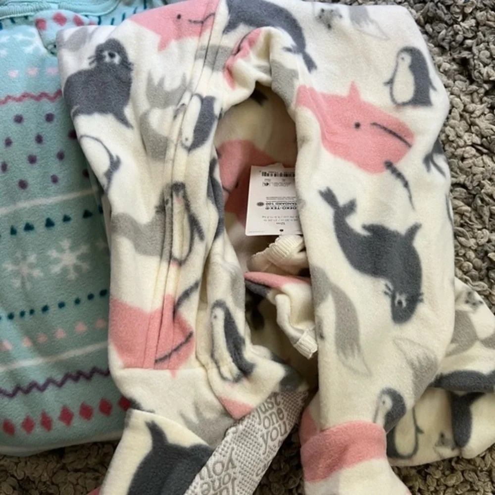 Bundle of new sleep and play footies